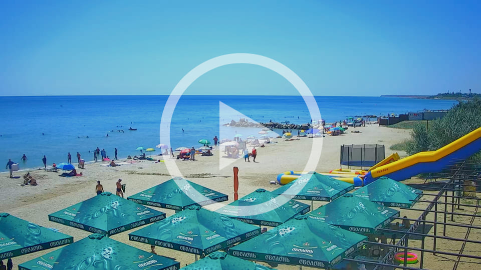 Веб-камера в Приморском Посаде - пляж и море