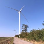 Ветровая электростанция рядом с Приморским Посадом